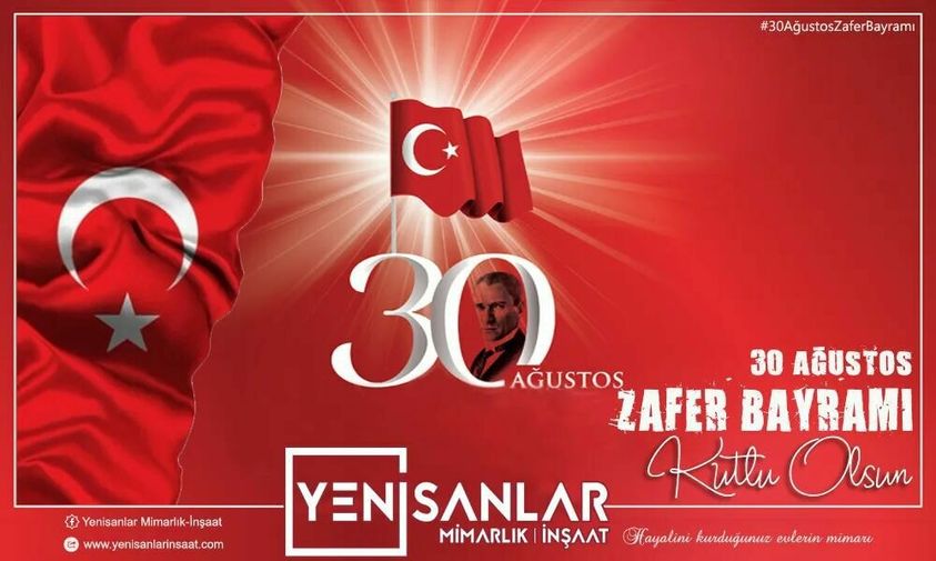 30 Ağustos Zafer Bayramı Kutlu Olsun